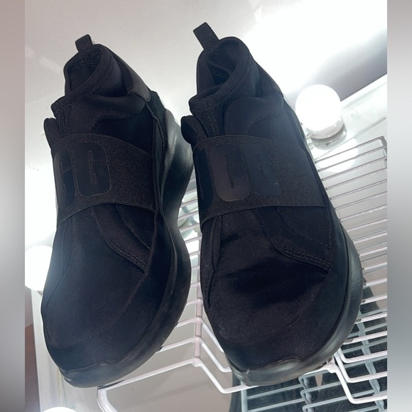 Sz W9 UGG Neutra Neoprene Sneaker Black on Black - Picture 3 of 5